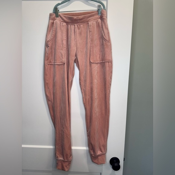 House of Harlow 1960 Velour Joggers Drawstring Pants - Picture 1 of 5